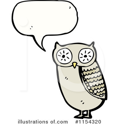 Royalty-Free (RF) Owl Clipart Illustration by lineartestpilot - Stock Sample #1154320