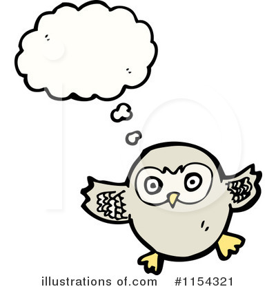 Royalty-Free (RF) Owl Clipart Illustration by lineartestpilot - Stock Sample #1154321