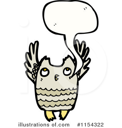 Royalty-Free (RF) Owl Clipart Illustration by lineartestpilot - Stock Sample #1154322