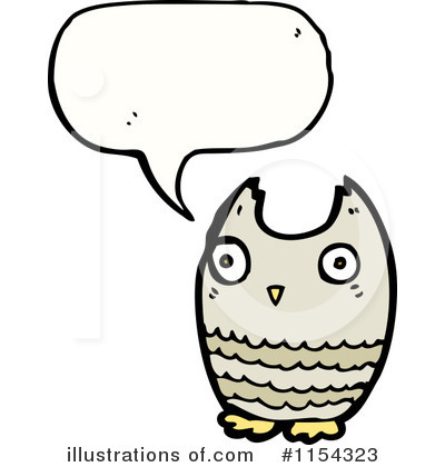Royalty-Free (RF) Owl Clipart Illustration by lineartestpilot - Stock Sample #1154323