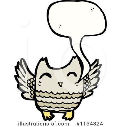 Royalty-Free (RF) Owl Clipart Illustration by lineartestpilot - Stock Sample #1154324