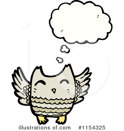 Royalty-Free (RF) Owl Clipart Illustration by lineartestpilot - Stock Sample #1154325
