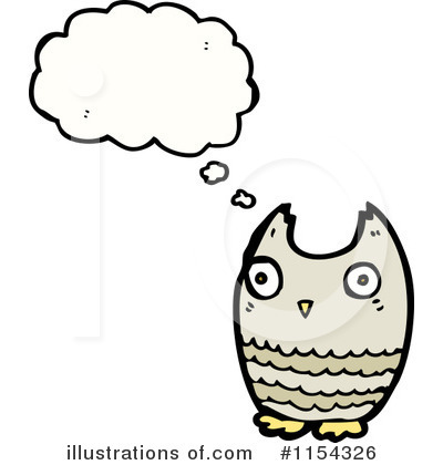 Royalty-Free (RF) Owl Clipart Illustration by lineartestpilot - Stock Sample #1154326
