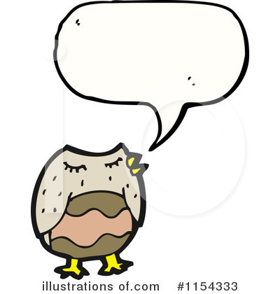 Royalty-Free (RF) Owl Clipart Illustration by lineartestpilot - Stock Sample #1154333