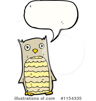 Royalty-Free (RF) Owl Clipart Illustration by lineartestpilot - Stock Sample #1154335
