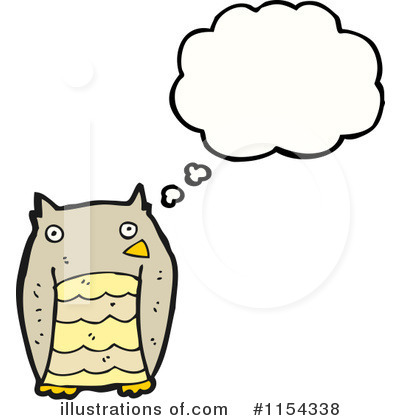 Royalty-Free (RF) Owl Clipart Illustration by lineartestpilot - Stock Sample #1154338