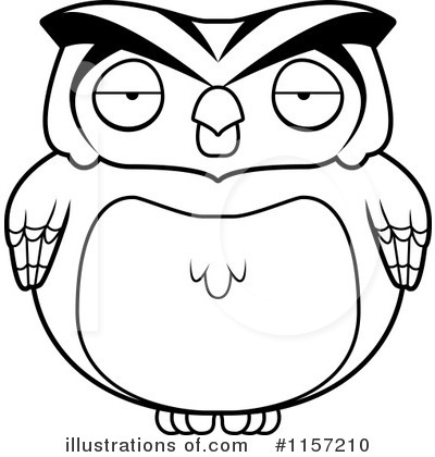 Royalty-Free (RF) Owl Clipart Illustration by Cory Thoman - Stock Sample #1157210