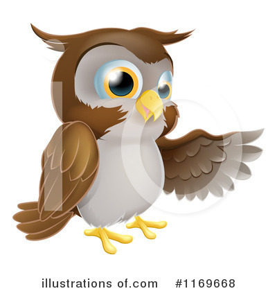 Royalty-Free (RF) Owl Clipart Illustration by AtStockIllustration - Stock Sample #1169668