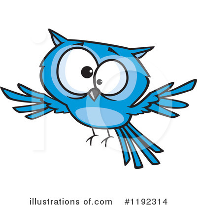 Royalty-Free (RF) Owl Clipart Illustration by toonaday - Stock Sample #1192314