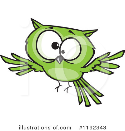 Royalty-Free (RF) Owl Clipart Illustration by toonaday - Stock Sample #1192343