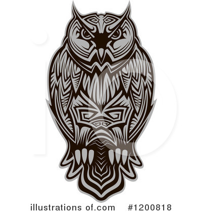 Royalty-Free (RF) Owl Clipart Illustration by Vector Tradition SM - Stock Sample #1200818