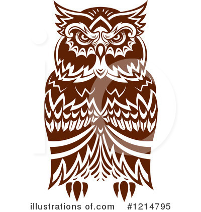 Royalty-Free (RF) Owl Clipart Illustration by Vector Tradition SM - Stock Sample #1214795