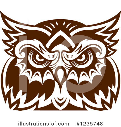 Royalty-Free (RF) Owl Clipart Illustration by Vector Tradition SM - Stock Sample #1235748