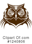 Owl Clipart #1240806 by Vector Tradition SM