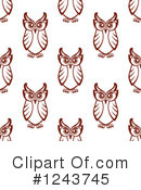 Owl Clipart #1243745 by Vector Tradition SM