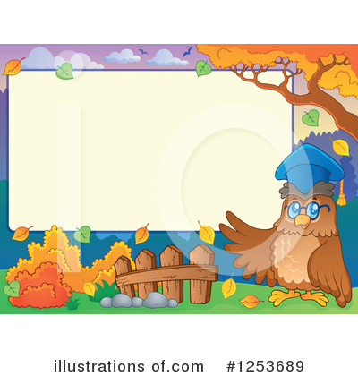 Royalty-Free (RF) Owl Clipart Illustration by visekart - Stock Sample #1253689