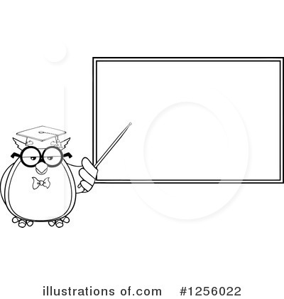 Royalty-Free (RF) Owl Clipart Illustration by Hit Toon - Stock Sample #1256022