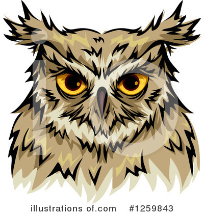 Owl Clipart #1259843 by BNP Design Studio