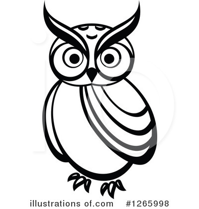 Royalty-Free (RF) Owl Clipart Illustration by Vector Tradition SM - Stock Sample #1265998