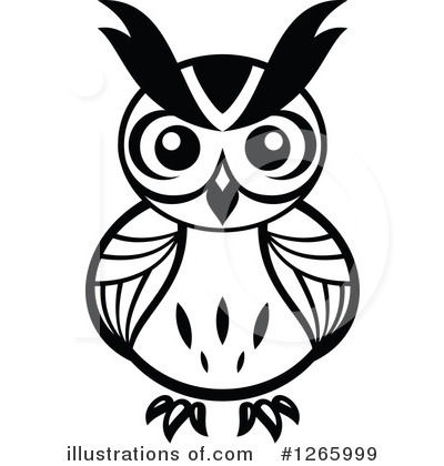 Royalty-Free (RF) Owl Clipart Illustration by Vector Tradition SM - Stock Sample #1265999