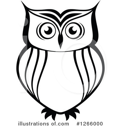 Royalty-Free (RF) Owl Clipart Illustration by Vector Tradition SM - Stock Sample #1266000