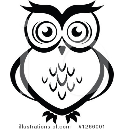 Royalty-Free (RF) Owl Clipart Illustration by Vector Tradition SM - Stock Sample #1266001