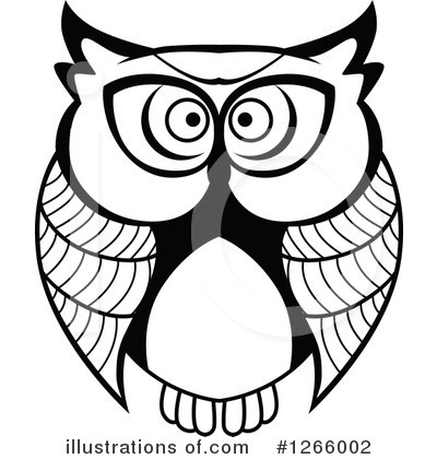 Royalty-Free (RF) Owl Clipart Illustration by Vector Tradition SM - Stock Sample #1266002