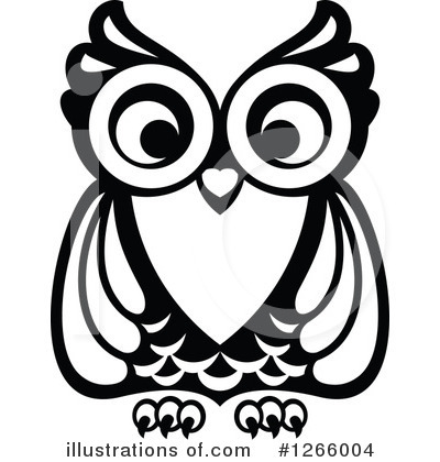Royalty-Free (RF) Owl Clipart Illustration by Vector Tradition SM - Stock Sample #1266004