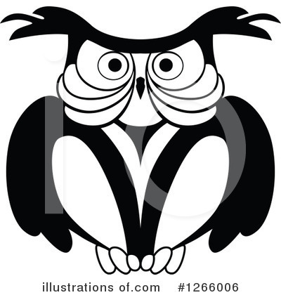 Royalty-Free (RF) Owl Clipart Illustration by Vector Tradition SM - Stock Sample #1266006