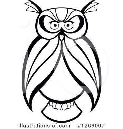 Royalty-Free (RF) Owl Clipart Illustration by Vector Tradition SM - Stock Sample #1266007