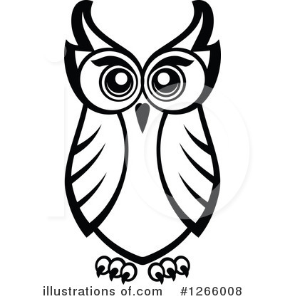 Royalty-Free (RF) Owl Clipart Illustration by Vector Tradition SM - Stock Sample #1266008