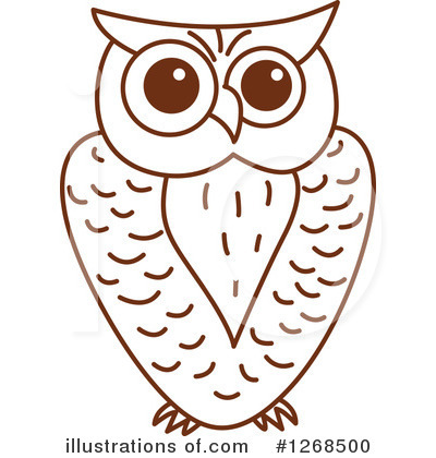 Royalty-Free (RF) Owl Clipart Illustration by Vector Tradition SM - Stock Sample #1268500
