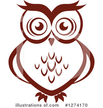 Royalty-Free (RF) Owl Clipart Illustration by Vector Tradition SM - Stock Sample #1274170