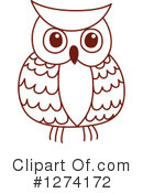 Owl Clipart #1274172 by Vector Tradition SM