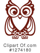 Owl Clipart #1274180 by Vector Tradition SM