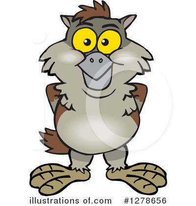 Royalty-Free (RF) Owl Clipart Illustration by Dennis Holmes Designs - Stock Sample #1278656
