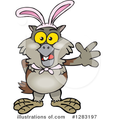 Royalty-Free (RF) Owl Clipart Illustration by Dennis Holmes Designs - Stock Sample #1283197