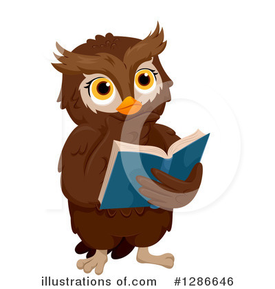 Royalty-Free (RF) Owl Clipart Illustration by BNP Design Studio - Stock Sample #1286646