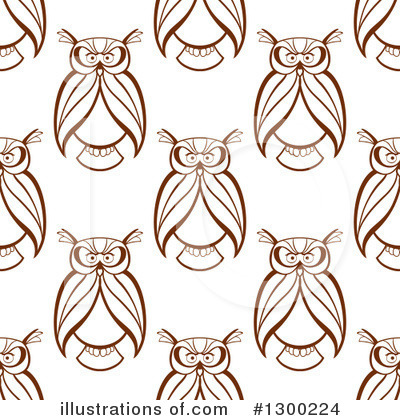 Royalty-Free (RF) Owl Clipart Illustration by Vector Tradition SM - Stock Sample #1300224