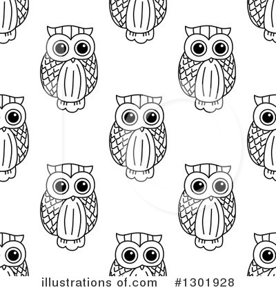 Royalty-Free (RF) Owl Clipart Illustration by Vector Tradition SM - Stock Sample #1301928