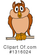 Owl Clipart #1316024 by LaffToon