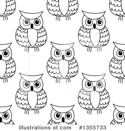 Royalty-Free (RF) Owl Clipart Illustration by Vector Tradition SM - Stock Sample #1355733