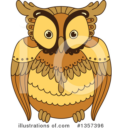 Royalty-Free (RF) Owl Clipart Illustration by Vector Tradition SM - Stock Sample #1357396
