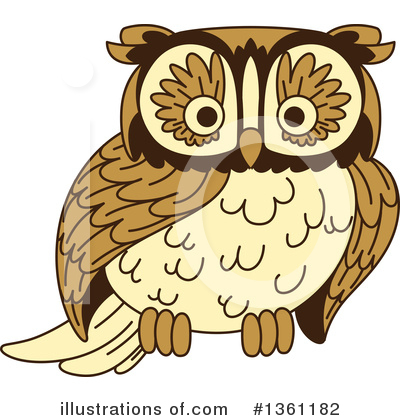 Royalty-Free (RF) Owl Clipart Illustration by Vector Tradition SM - Stock Sample #1361182