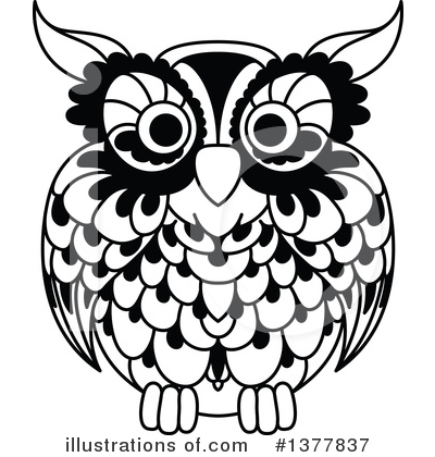 Royalty-Free (RF) Owl Clipart Illustration by Vector Tradition SM - Stock Sample #1377837