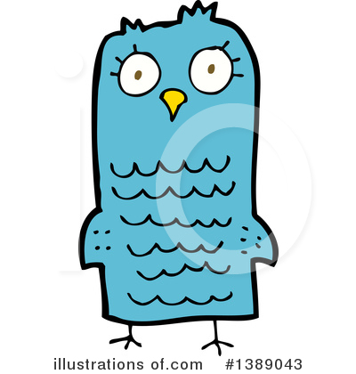 Royalty-Free (RF) Owl Clipart Illustration by lineartestpilot - Stock Sample #1389043
