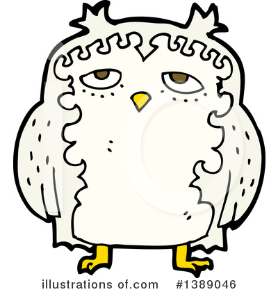 Royalty-Free (RF) Owl Clipart Illustration by lineartestpilot - Stock Sample #1389046