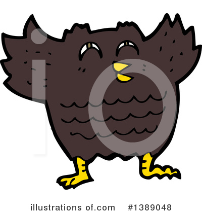 Royalty-Free (RF) Owl Clipart Illustration by lineartestpilot - Stock Sample #1389048