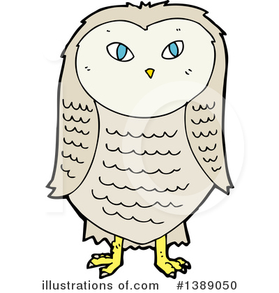 Royalty-Free (RF) Owl Clipart Illustration by lineartestpilot - Stock Sample #1389050