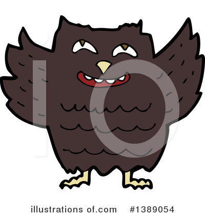 Royalty-Free (RF) Owl Clipart Illustration by lineartestpilot - Stock Sample #1389054